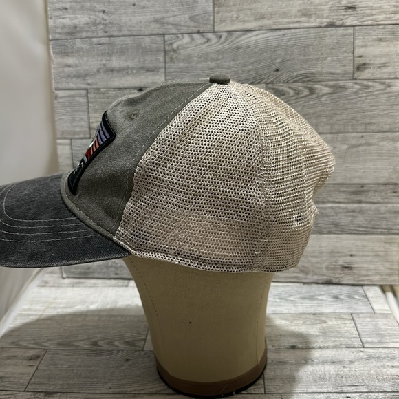 surf style distressed trucker baseball hat cap - Picture 4 of 7